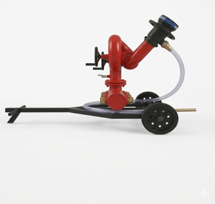Mobile Trolley Mounted Fire Water Monitor