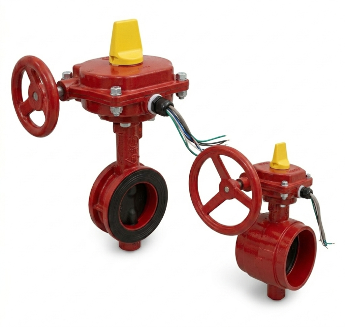 Fire Protection Butterfly Valve UL FM 300 PSI