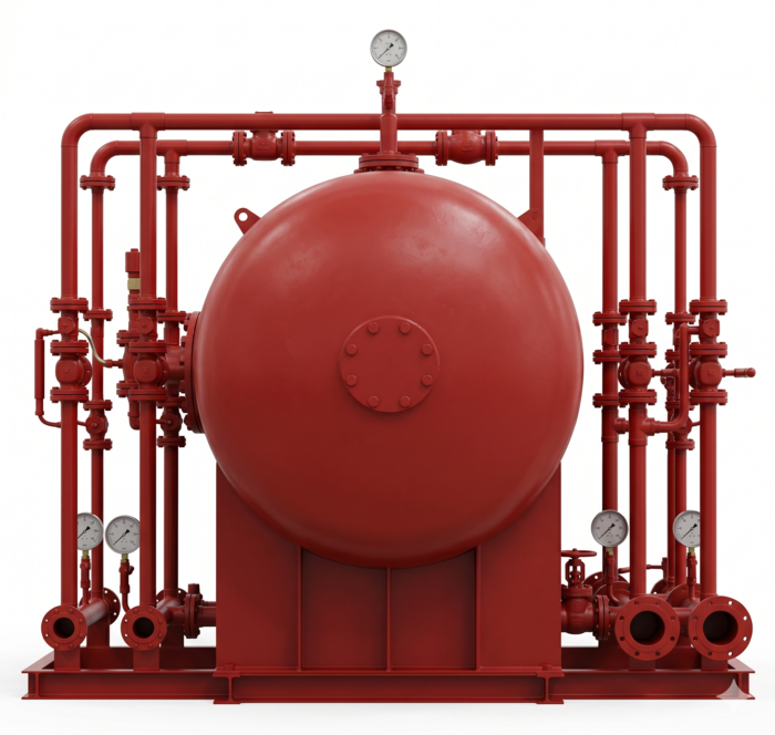 Multi Proportioner Foam Bladder Tank System
