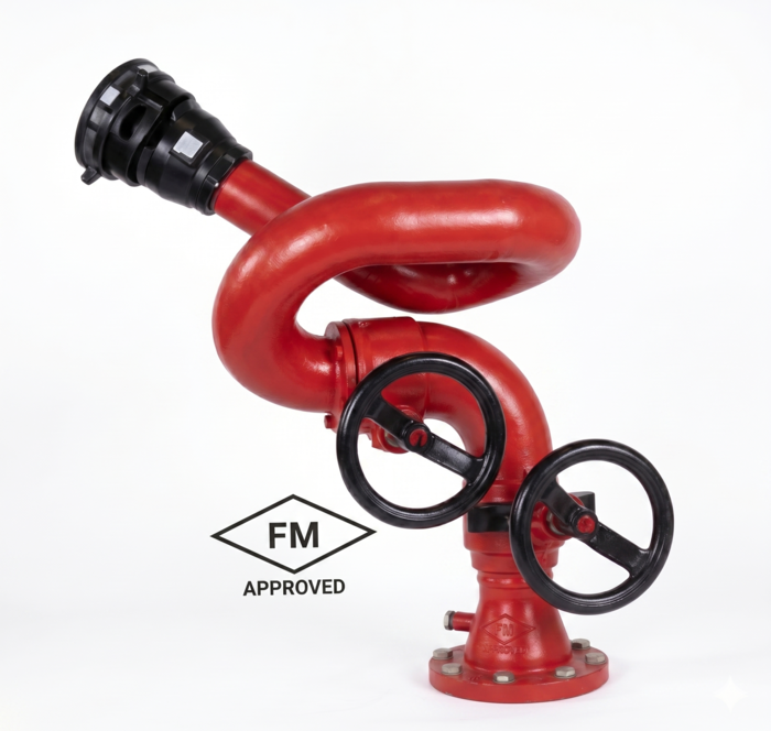 FM Approved Geared Fire Monitor MG 413 100 MM