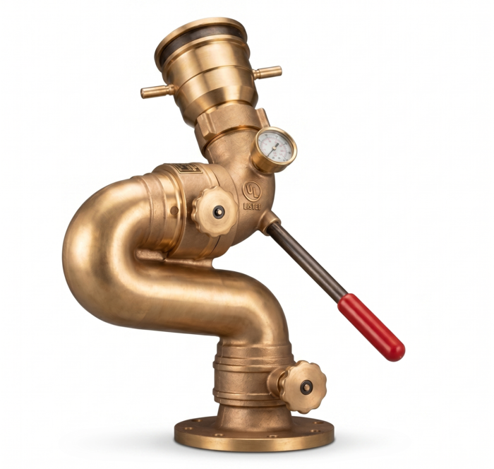 Vajra 331 Cast Bronze Fire Monitor UL Listed