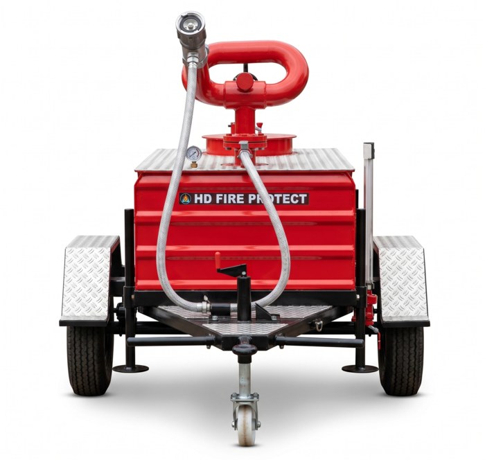 HD Chetak 2-Wheeled Mobile Fire Monitor Trailer