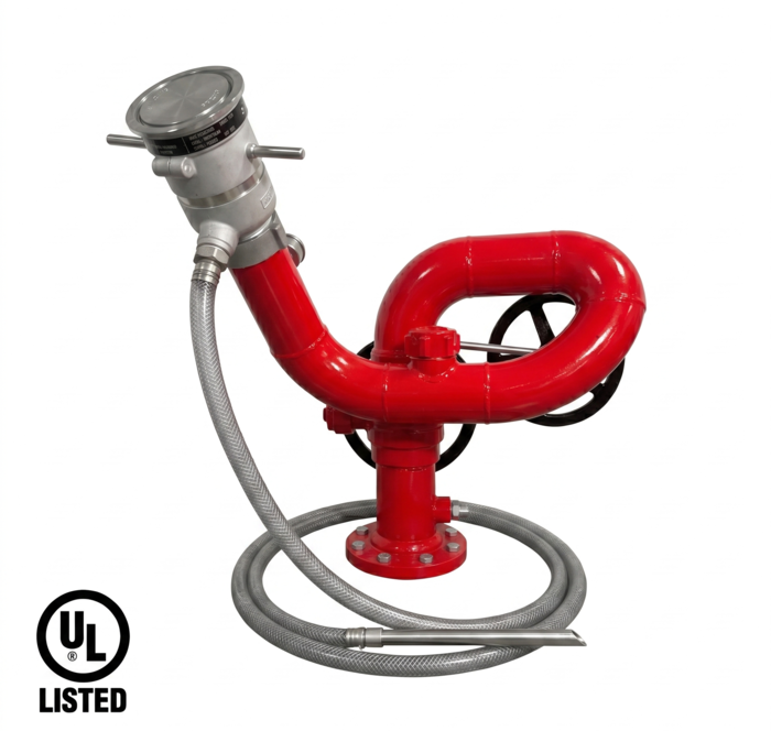 Varun 443 UL Listed Low Profile Stainless Steel Fire Monitor