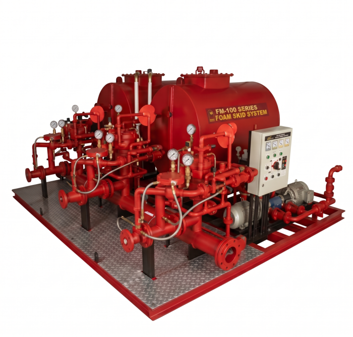 Custom Engineered Industrial Foam Skid System
