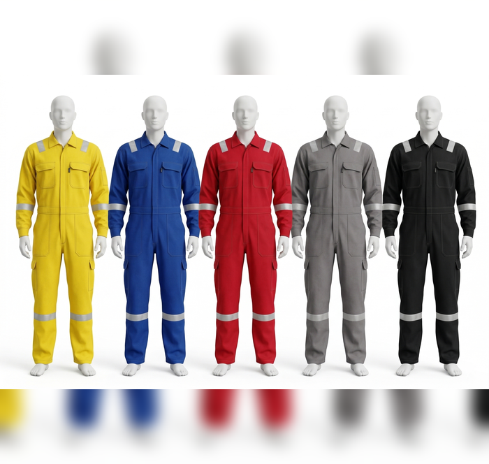 Modacrylic Inherent Flame Resistance (IFR) Coverall