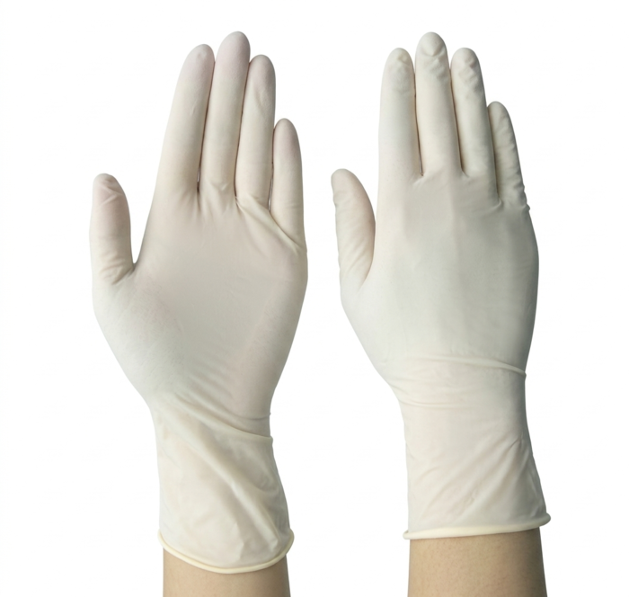 BC-LM Latex Examination Gloves Powder Free Medium 10 Pack Case
