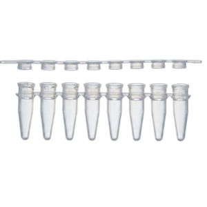 8-pc PCR Tube Strip 0.2ml with Attached Lids - BL60-008
