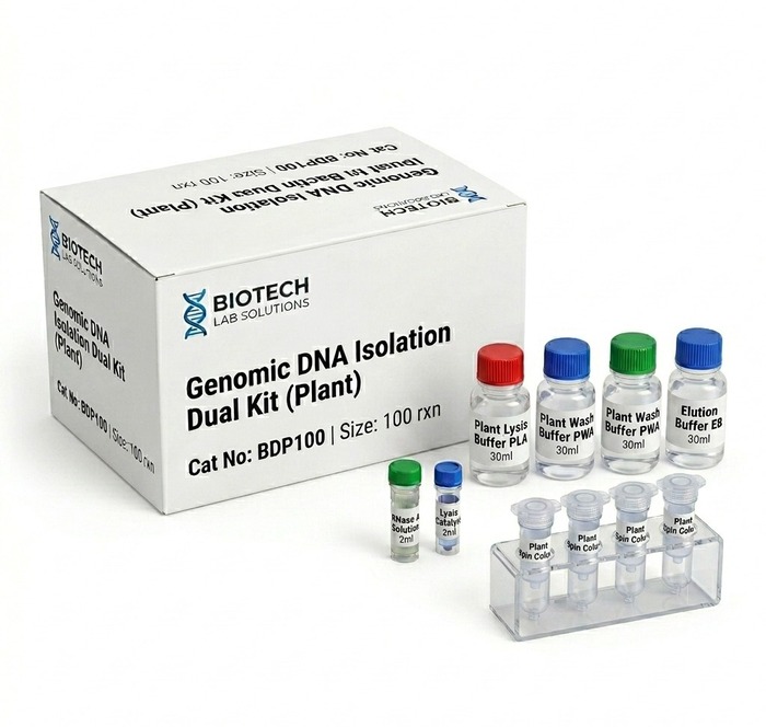 BDP100 Genomic DNA Isolation Dual Kit for Plant Samples