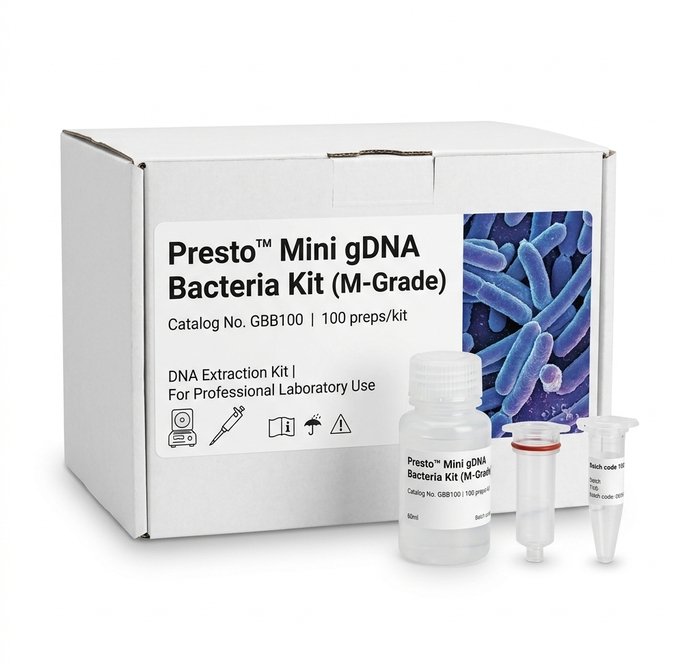 Presto Mini gDNA Bacteria Kit 100 Preps GBB100