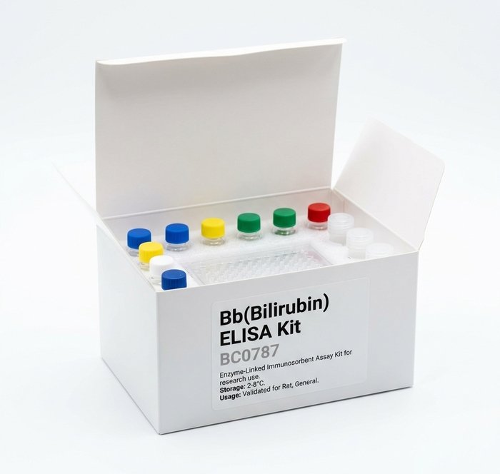BC0787 Bilirubin Bb ELISA Kit 96 Tests Rat General