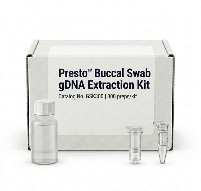 Presto Buccal Swab gDNA Extraction Kit 300 Preps