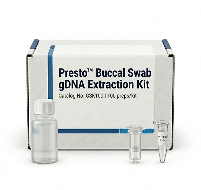 Presto Buccal Swab gDNA Extraction Kit 100 Preps