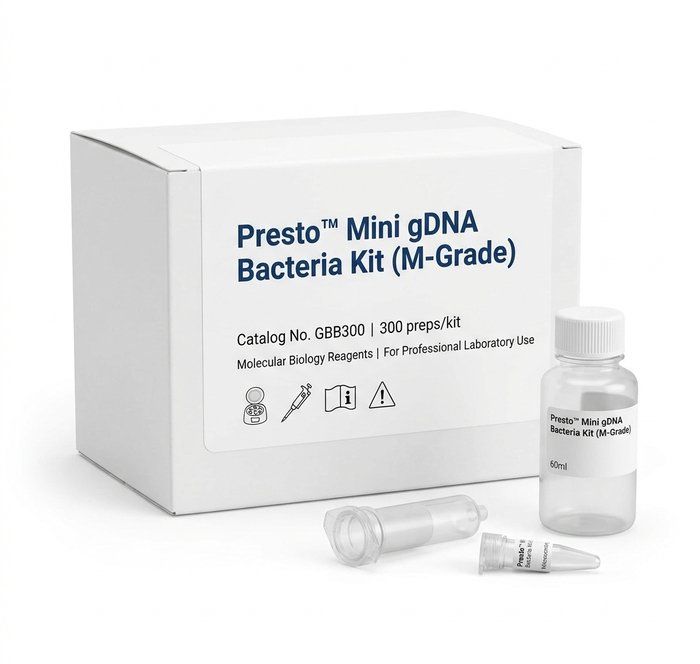 Presto Mini gDNA Bacteria Kit 300 Preps GBB300