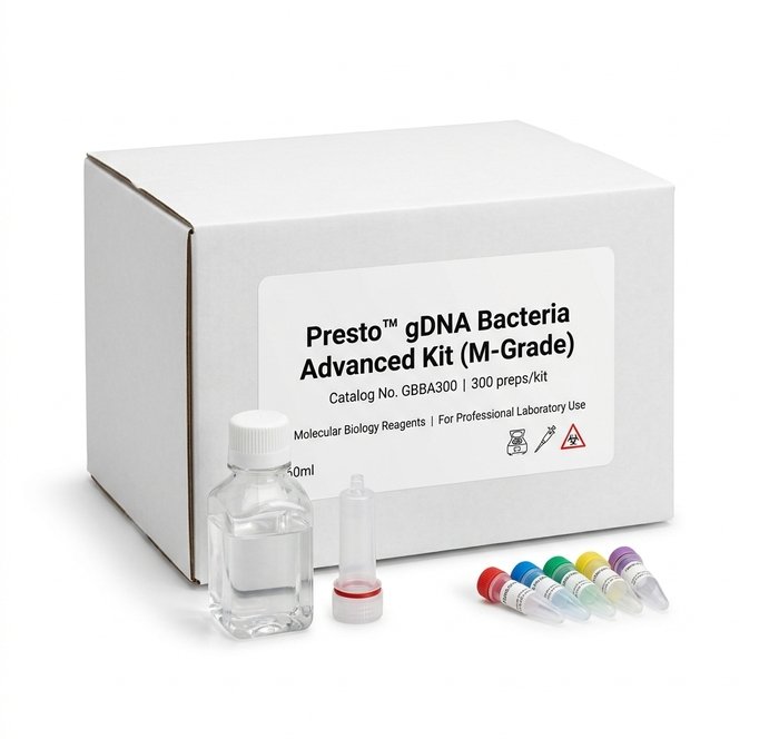 Presto gDNA Bacteria Advanced Kit 300 Preps GBBA300