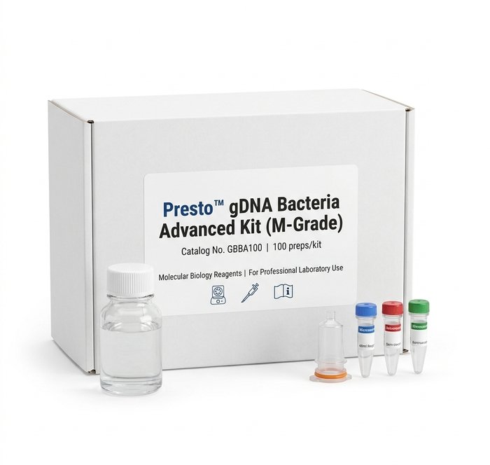 Presto gDNA Bacteria Advanced Kit 100 Preps GBBA100