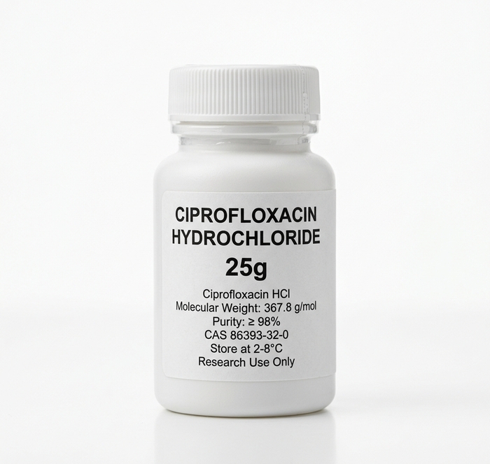 Ciprofloxacin Hydrochloride Powder BC0310 Research Grade