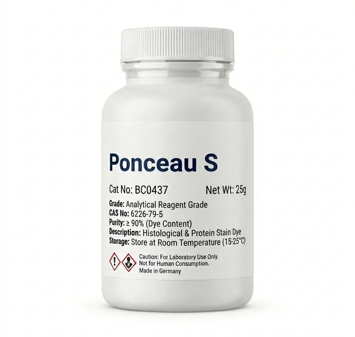 Ponceau S Stain Powder BC0437 for Protein Electrophoresis