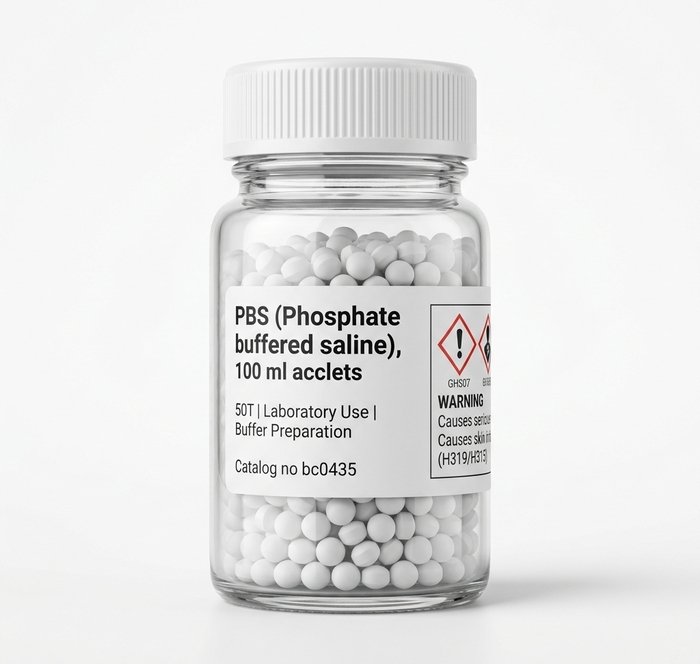 PBS Phosphate Buffered Saline 100ml Sterile Solution
