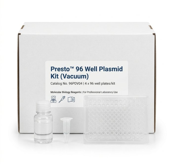 Presto 96 Well Plasmid Kit 96PDV04 Vacuum Extraction